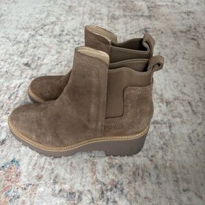 Brown Suede Ankle Boots